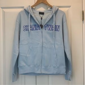 Shania Twain Zip Hoodie size Large NWT